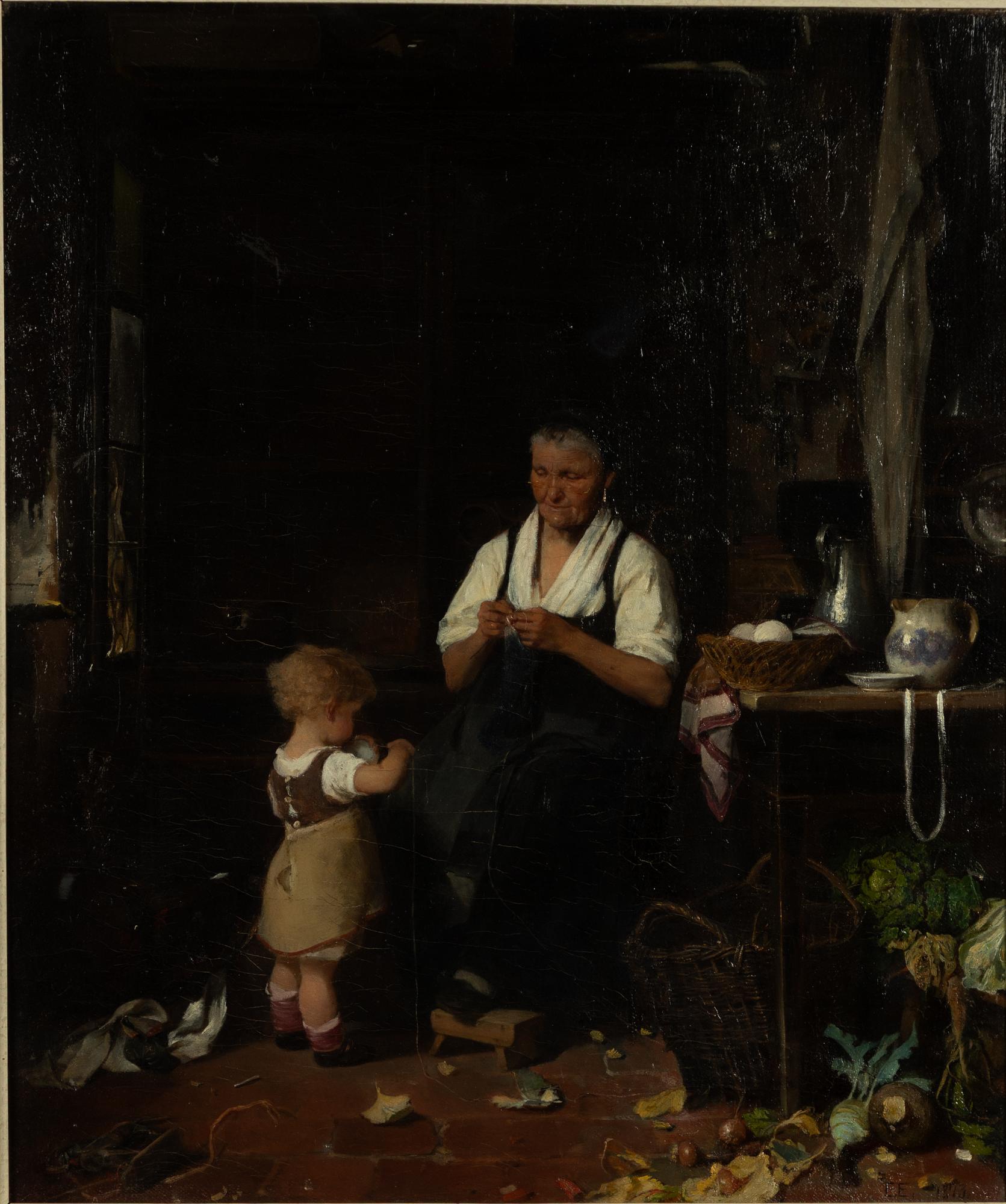 Emma Ekwall, At Grandma's.