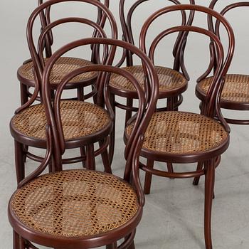 SIX THONET CHAIRS.