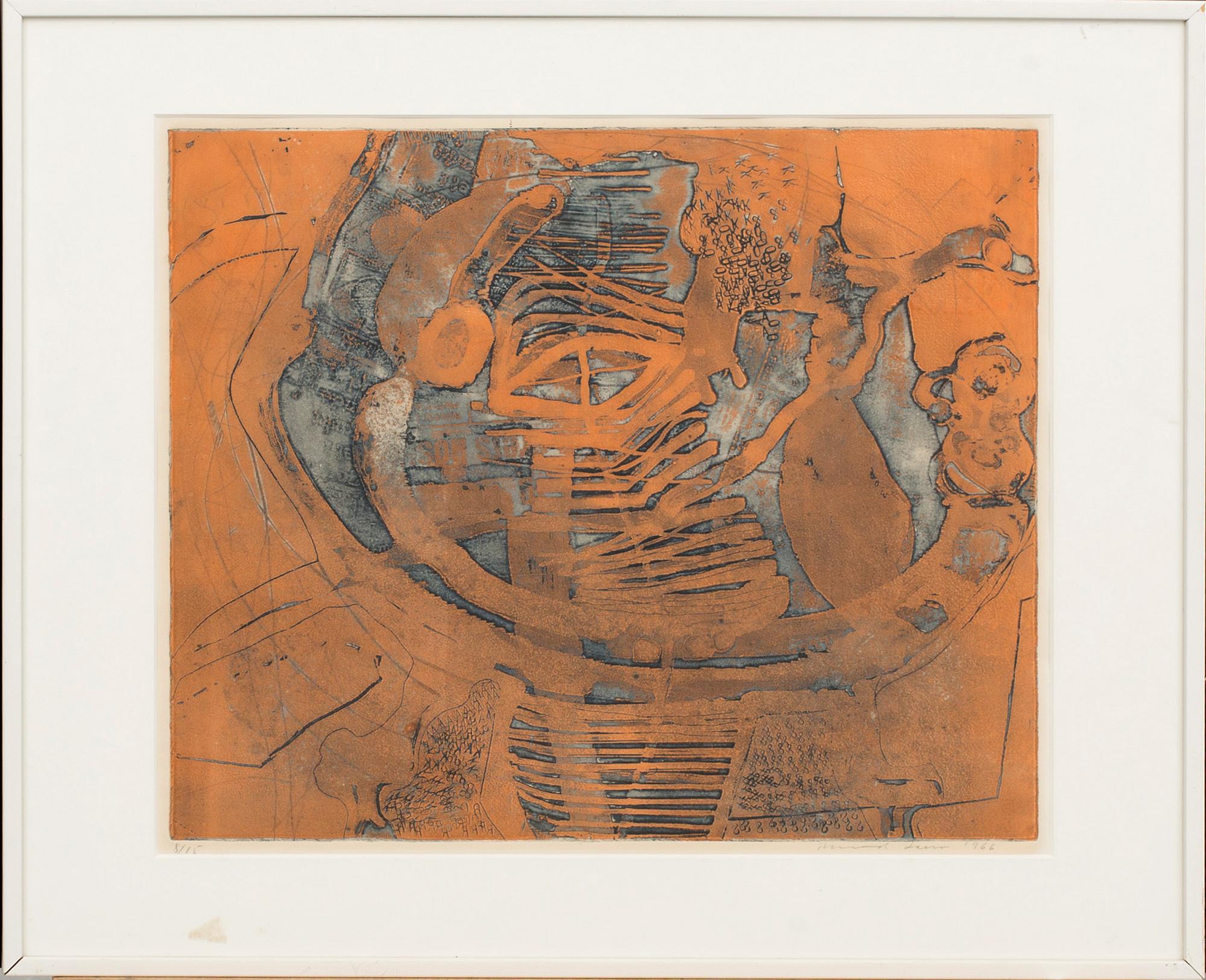 THORMOND LARSEN, litograph in colour, 2 pcs, signed and numbered,