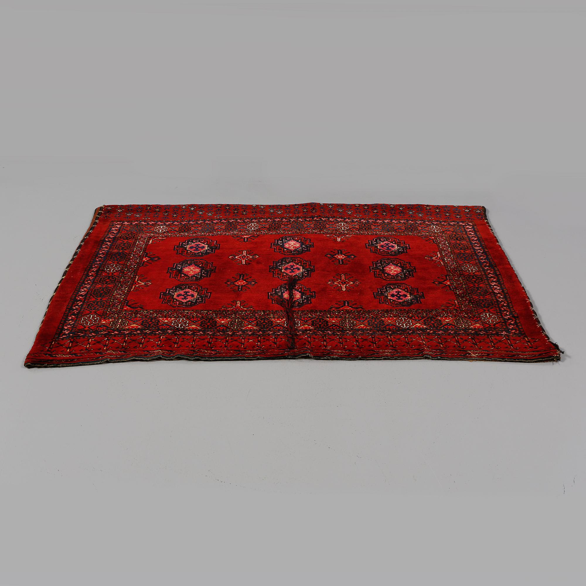 SÄCK, Tekke, Turkmenistan, troligen semiantik, ca 178 x 108 cm. Bag, Tekke, Tukrmenistan,  MORE THAN 50 YEARS OLD.