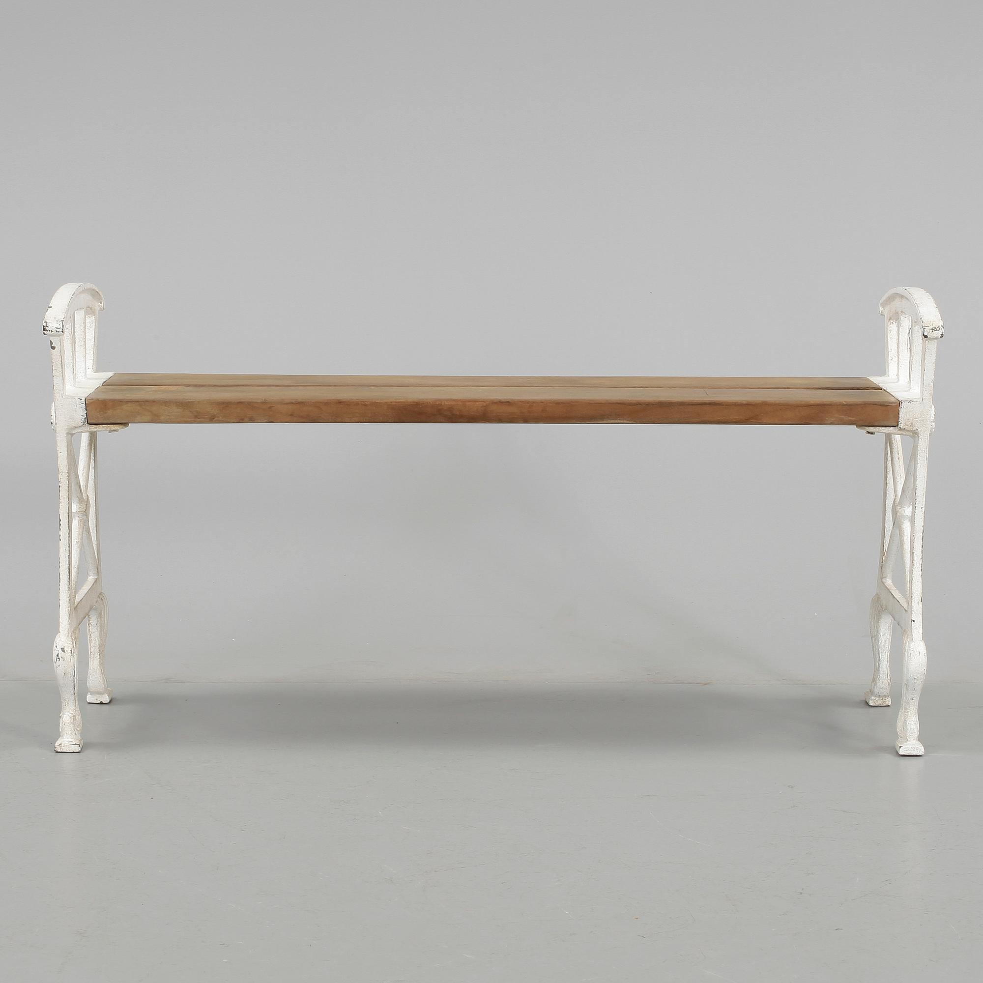 TRÄDGÅRDSBÄNK, Folke Bensow, Näfvekvarn. 1900-talets början.