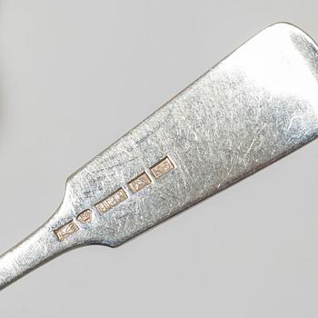 Bestickservisdelar, 16 st, bl.a. Charles Lias, London, England 1844.