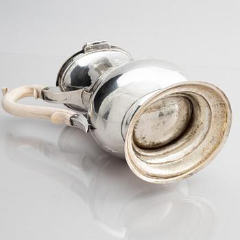 Kaffekanna, silver, Wien, Österrike, 1776.