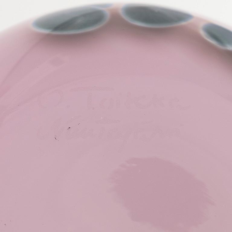 Oiva Toikka, A glassbird 'Rubirosa', Unique Days spring 2008, signed O. Toikka Nuutajärvi.