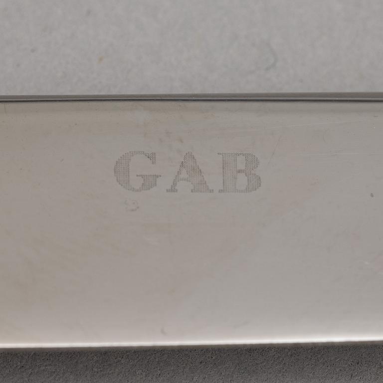 Jacob Ängman, a silver cutlery, 'Rosenholm', GAB (24 pieces).