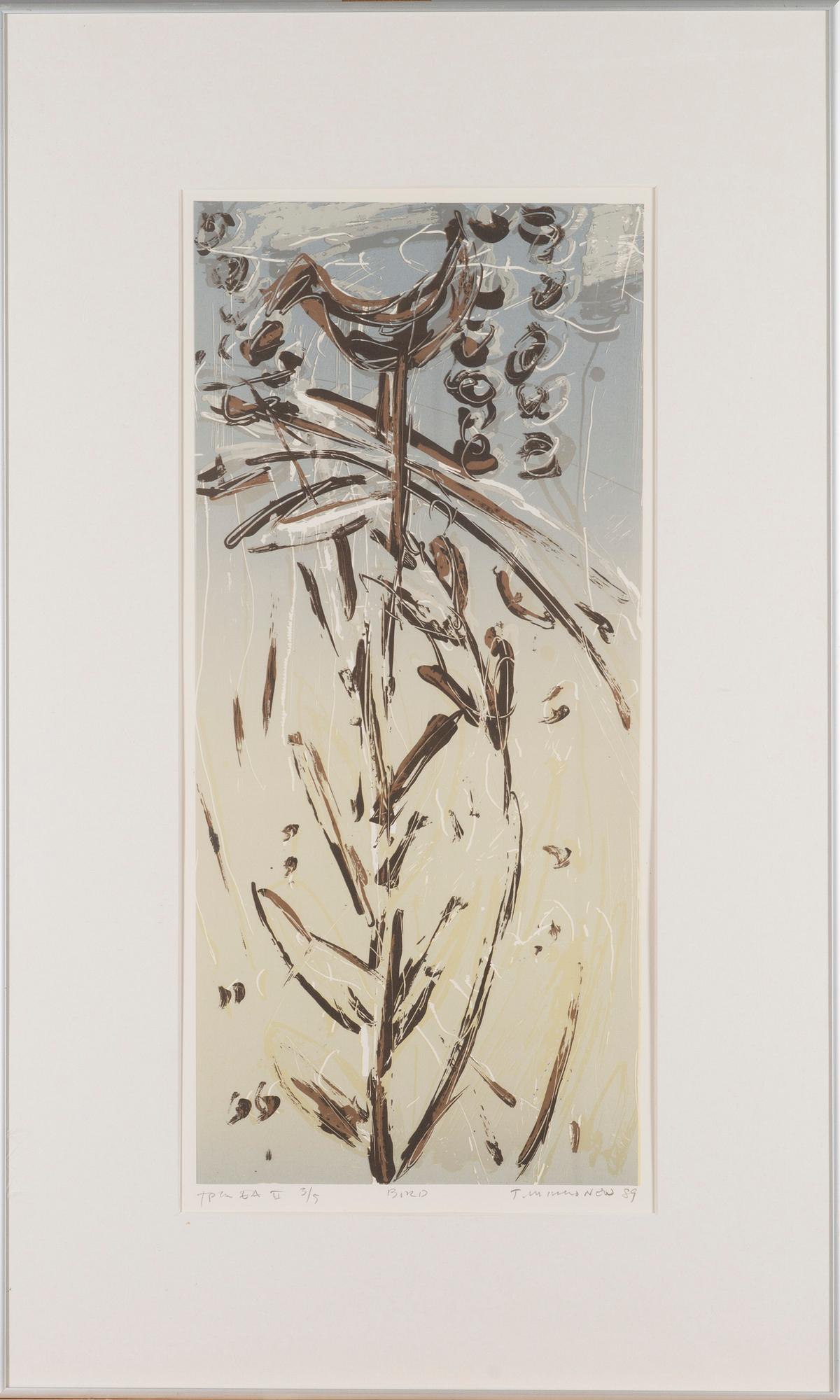 TAPANI MIKKONEN, lithograph, signed, marked EA II 3/5 and dated -89.