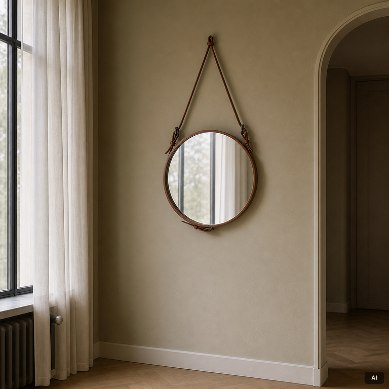 An 'Adnet' mirror, Gubi.