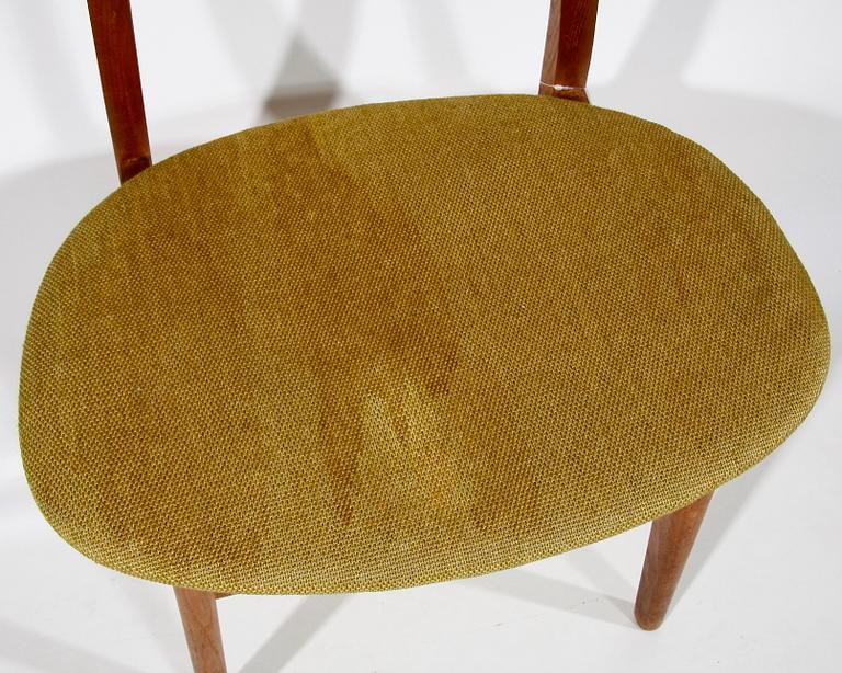 STOLAR, 4 st. "CH 30" Design Hans Wegner för Carl Hansen & sön, Odense, Danmark.