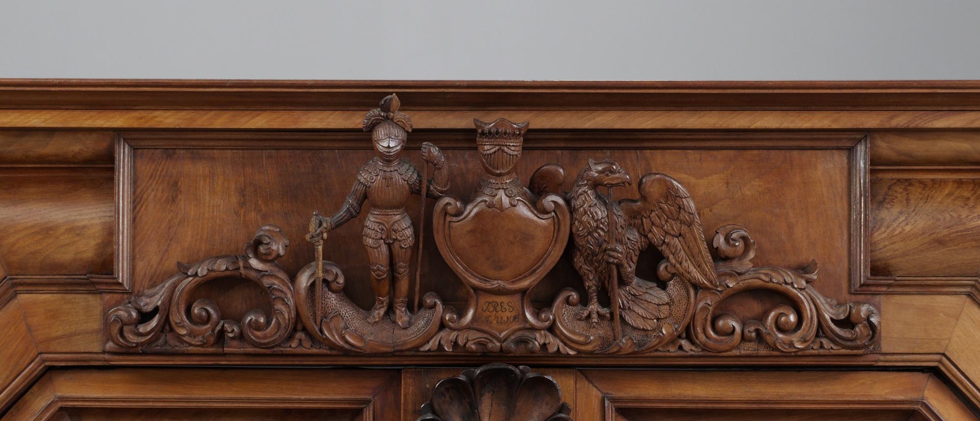 A Baroque-style cupboard.