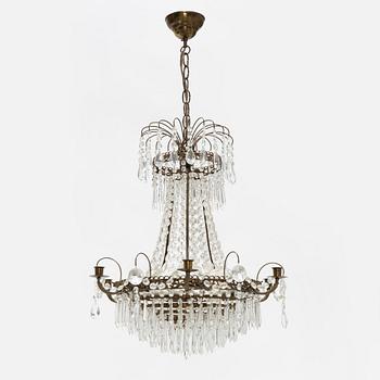 An Empire style chandelier, 20th Century.