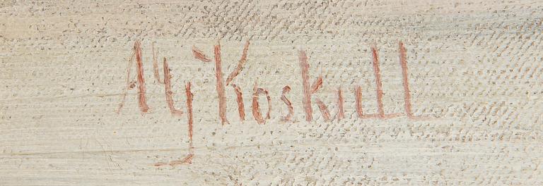 Anders Gustaf Koskull, Skating Child.
