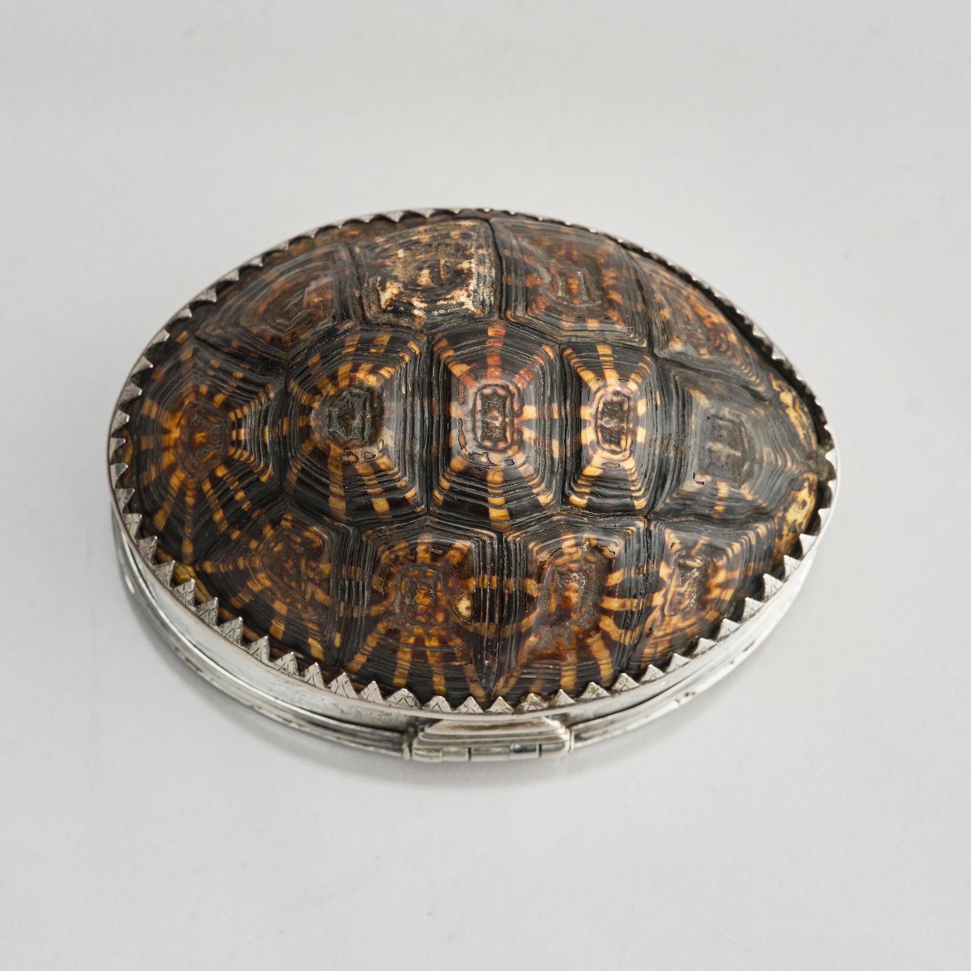 Dosa, silver och sköldpaddsskal, Mellaneuropa 1600-tal.