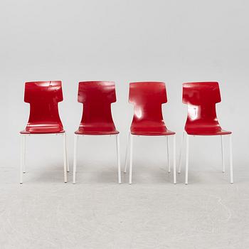 A set of four plastic 'My Chair' from Guzzini.