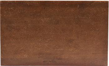 Otto Wretling, tillskrivet, skrivbord, "partner's desk", med två stolar, tidigt 1900-tal, jugend.