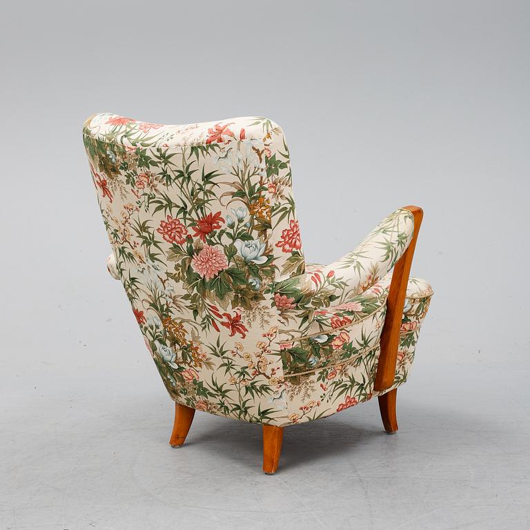 A 1940's Swedish Modern easy chair.