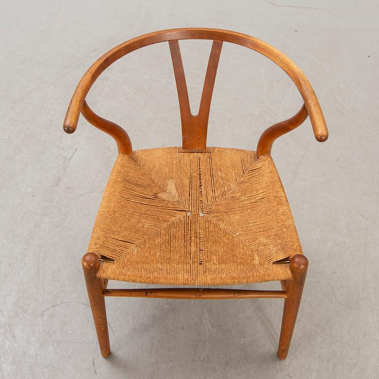 Hans J Wegner, chair, "Y-chair", Carl Hansen & Søn, Denmark.