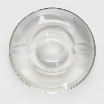 Aimo Okkolin, an ashtray, "Flying saucer" signed Riihimäen Lasi Oy A. Okkolin.