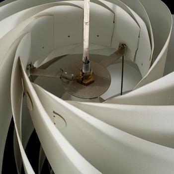 A "Turbo" ceiling lamp by Louis Weisdorf for Lyfa, Denmark, second half of the 20th century.