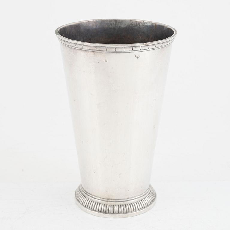 A Swedish Silver Beaker, mark of Eric Råström for Råström & Carlman, Stockholm 1944.