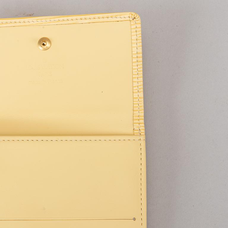 Louis Vuitton, 'Verseau Vanilla Epi leather bag' and wallet.