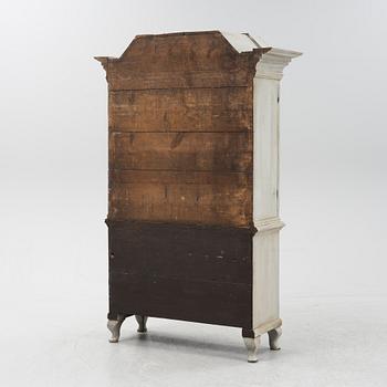 A painted cabinet, 18th/19th Century.
