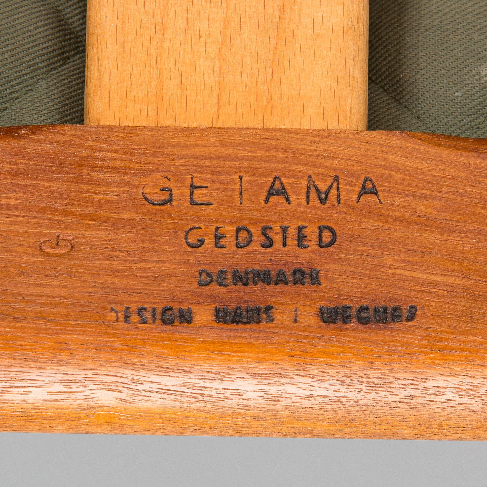 Hans J. Wegner, a 'GE 290' sofa for Getama, Gested, Denmark.