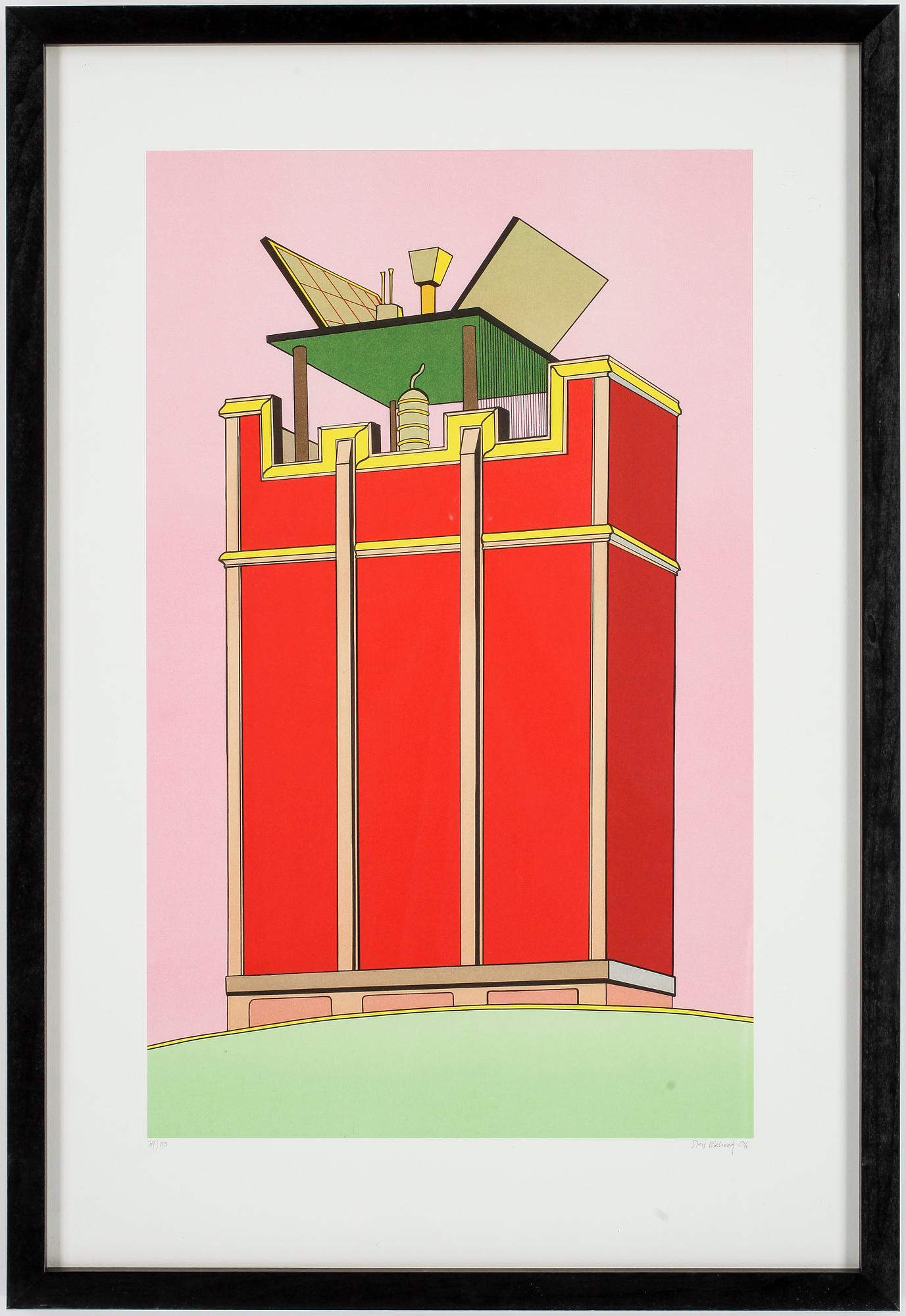 STEN EKLUND, färglitografi, 2006, signerad och numrerad 79/150.