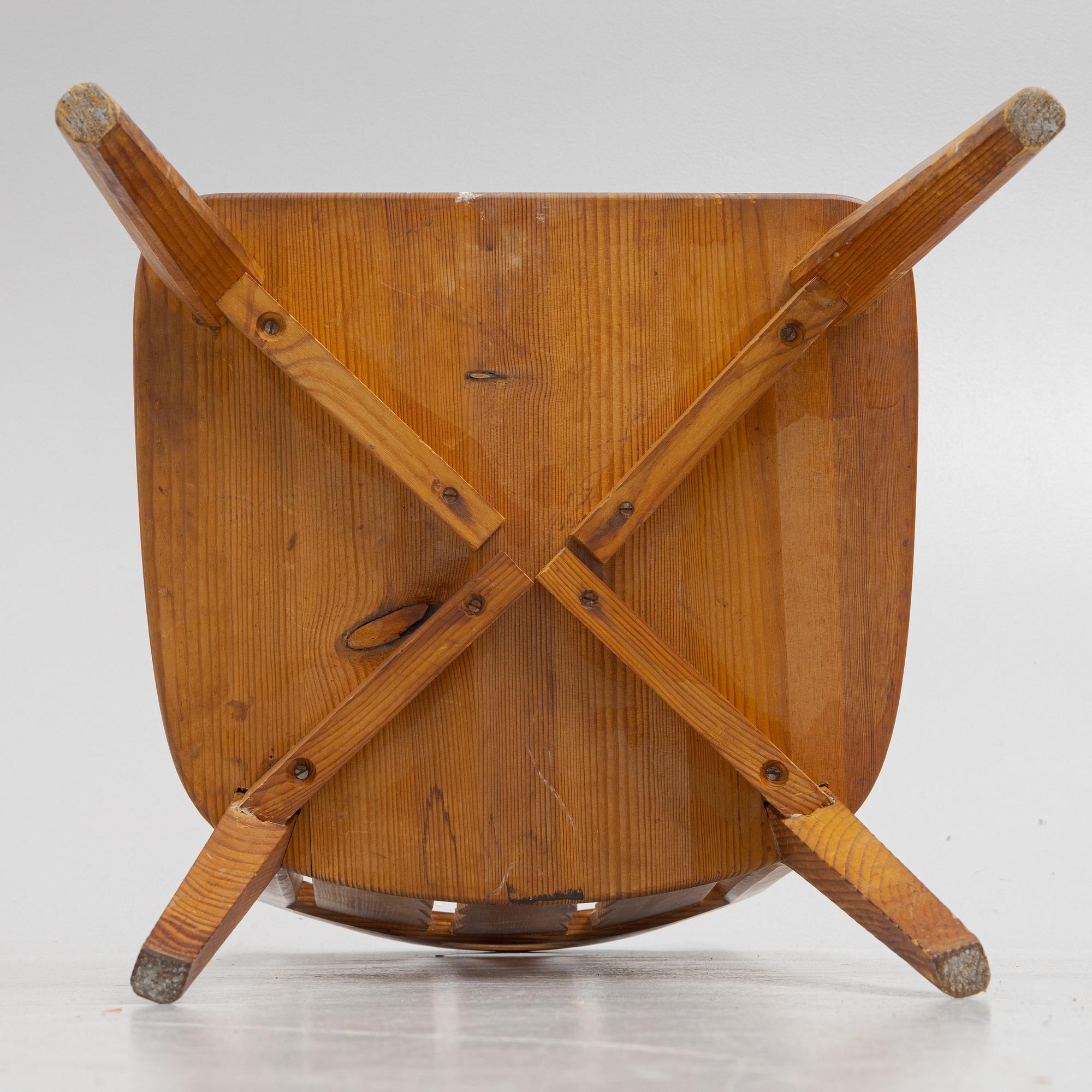 Nordiska Kompaniet, chairs, 4 pcs, "Ekerö", Swedish Modern, ca 1947.