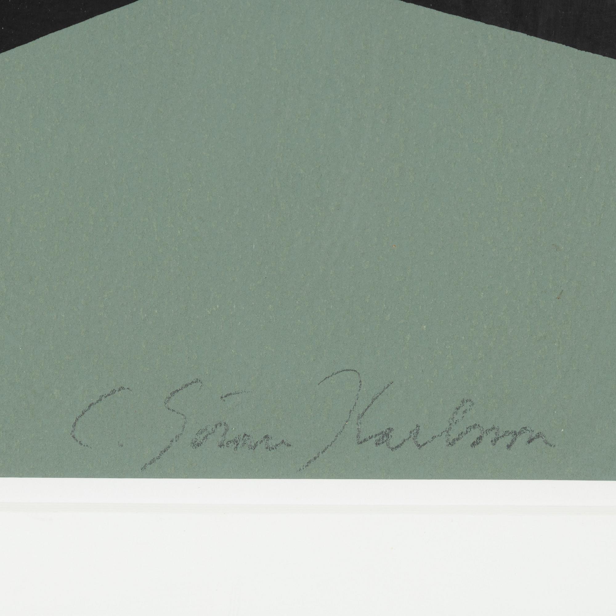 C Göran Karlsson, silkscreen in colours, 1989, signed 72/200.