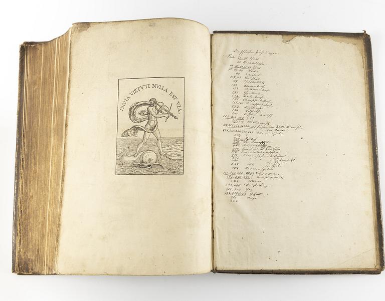 Andra och bästa upplagan av Vesalius’ anatomiska praktverk, 1555.