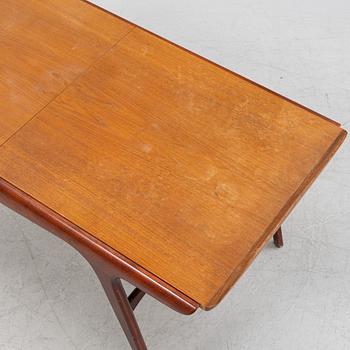 A teak veneered 'Expandette' coffee table, AB S Ljungqvists Möbelfabrik, Habo, 1950's.