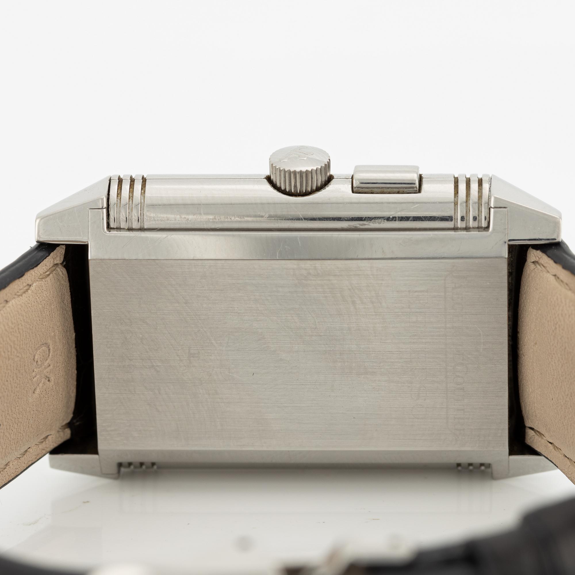 Jaeger-LeCoultre, Reverso Duoface, Night & Day, wristwatch, 42.2 x 26 mm.