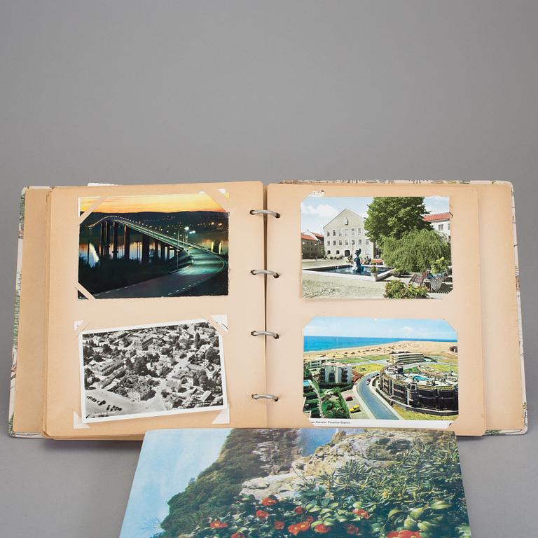 EN SAMLING VYKORT, 6 album, mestadels 1900-tal.