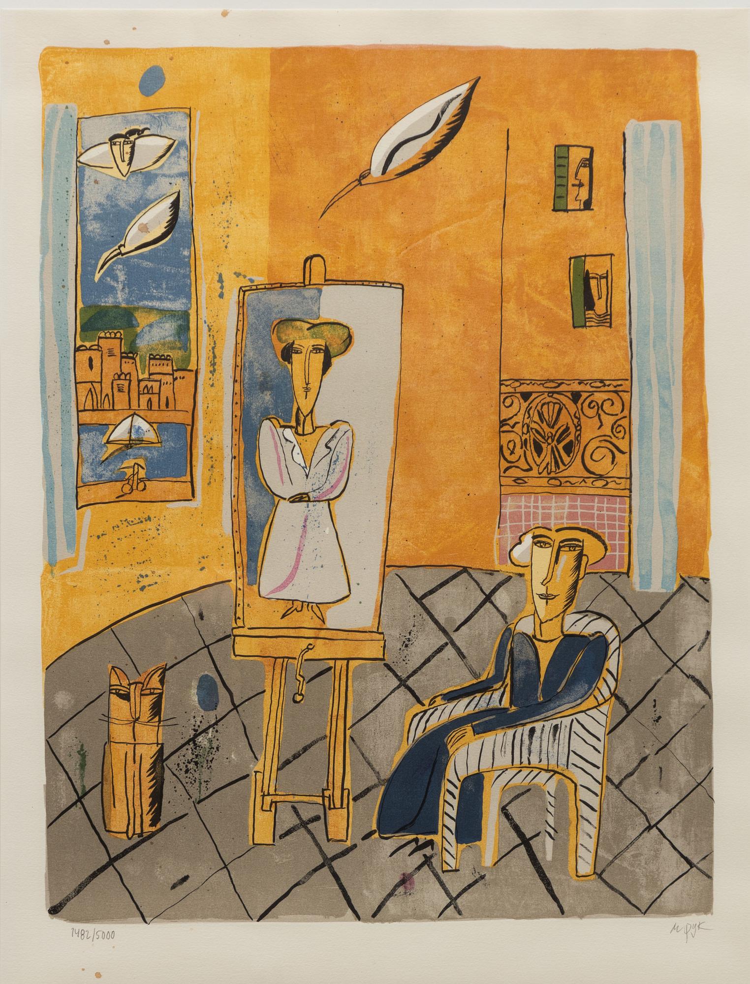 Madeleine Pyk, "I ateljén".
