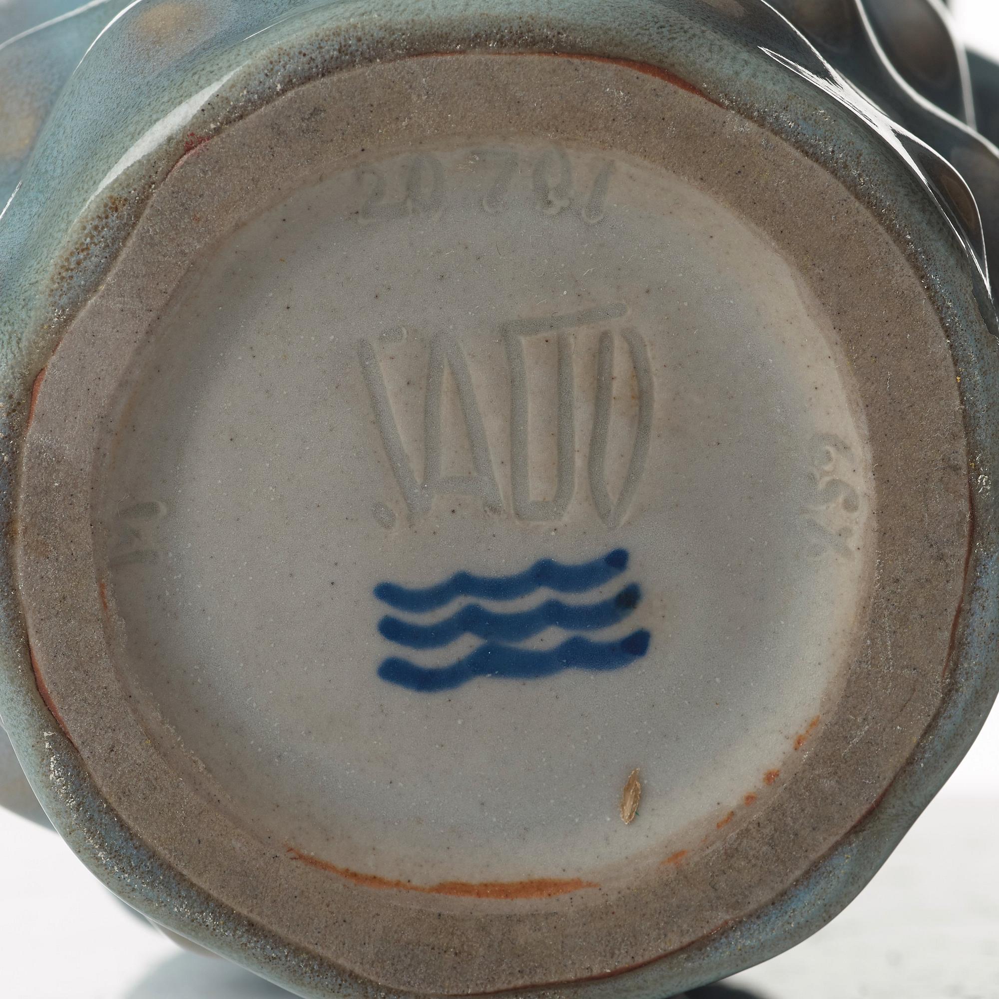 Axel Salto, a stoneware vase, Royal Copenhagen, Denmark, early 1960's.