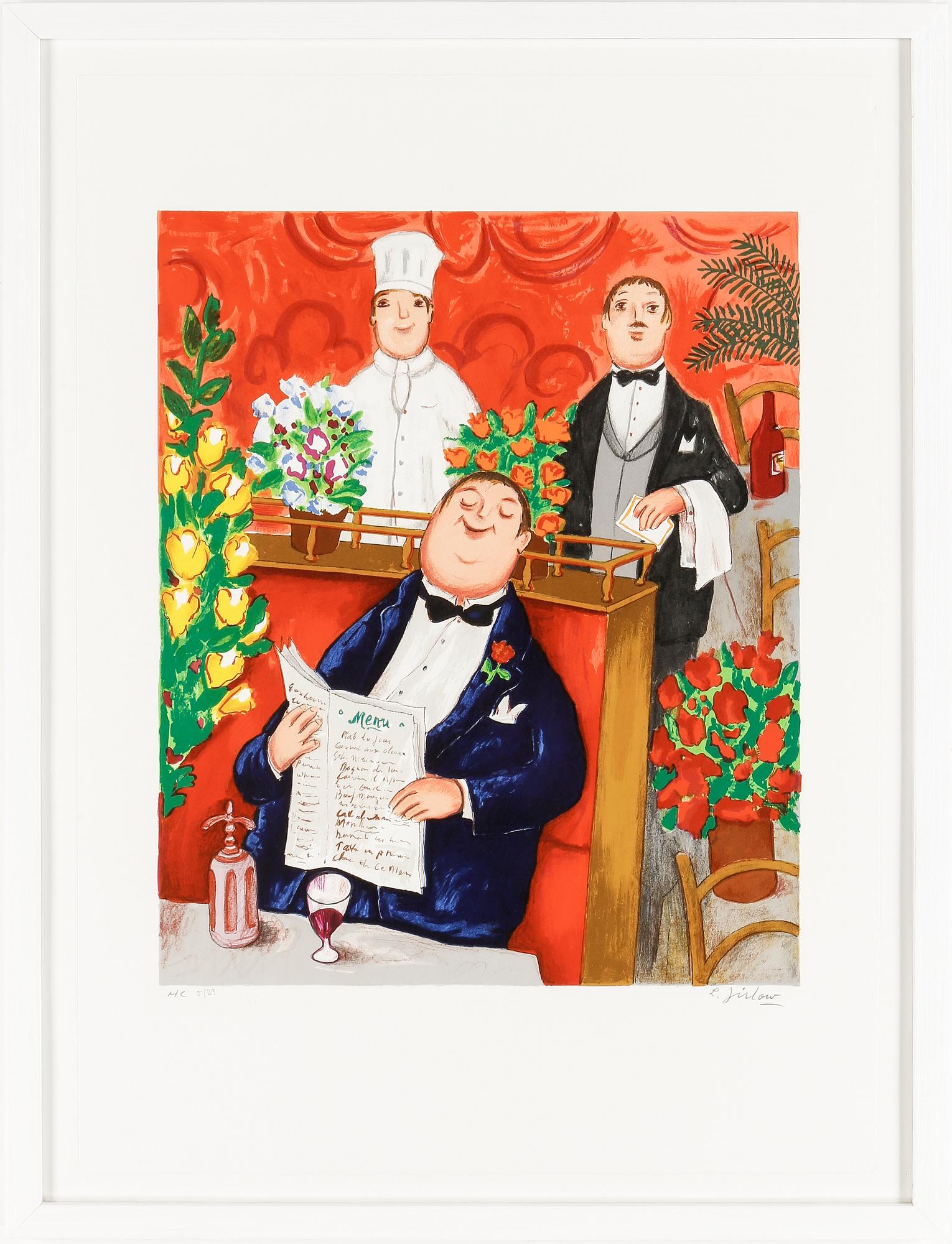 LENNART JIRLOW, färglitografi, signerad och numrerad HC 5/39.