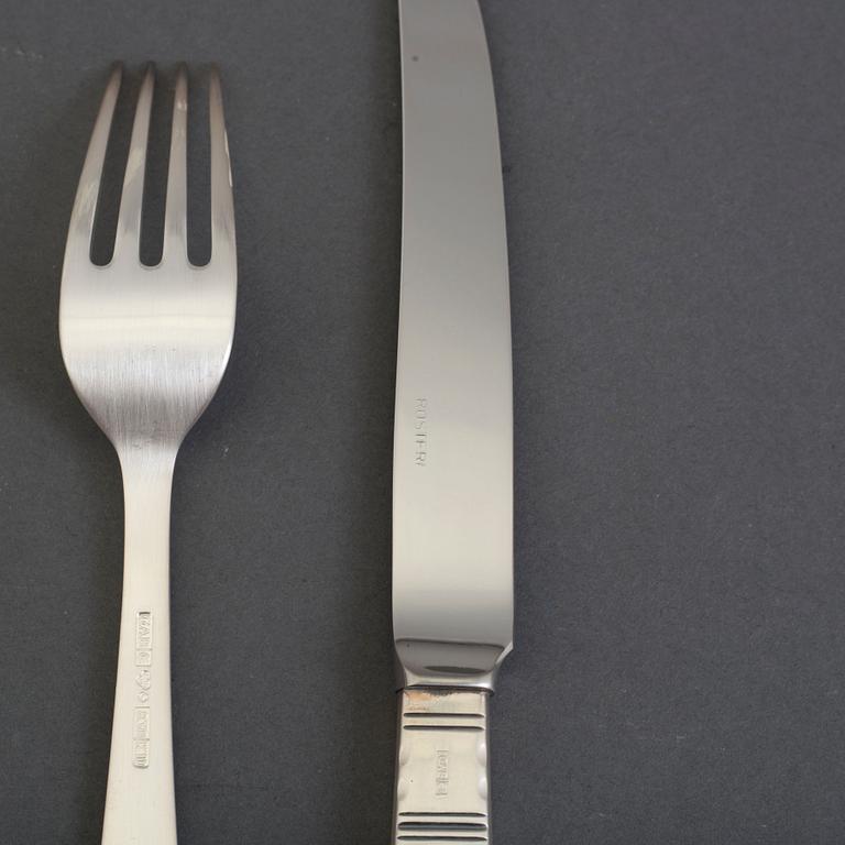 JACOB ÄNGMAN, 26 pieces of silver cutlery from GAB, Eskilstuna, 1950's.