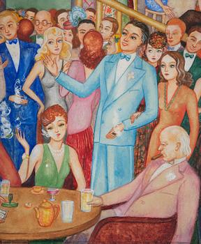 Ingrid von Dardel, Festive gathering.