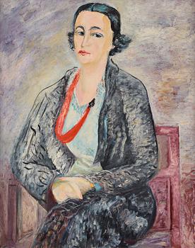 531. Sigrid Hjertén, Portrait depicting Signe Henschen.