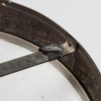 An early 20th century Jugend style ceiling lamp.