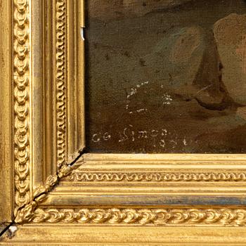 Engelsk konstnär, 1800-tal, Vilande fågelhundar.