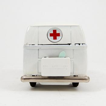 BANDAI, "Volkswagen Ambulance" samt "Volkswagen Pickup", Japan, 1960-tal.