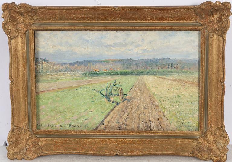 Anshelm Schultzberg, "Fälten mellan Gréz och Bourron".