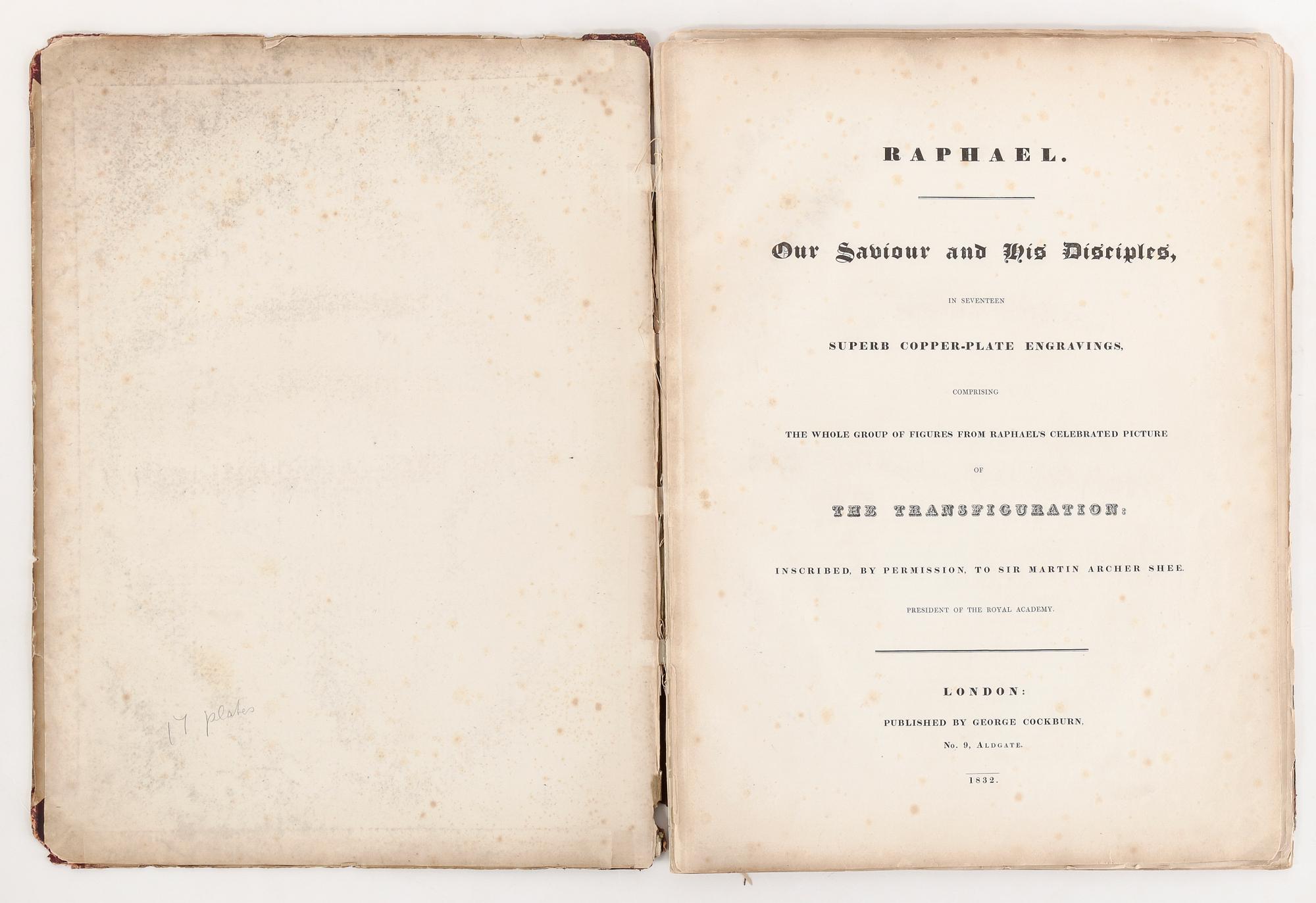 MAPP, Raphael, George Cockburn, J. Gaubaud, 1832.
