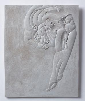 PER BERGLUND, relief in cast concrete, signed and dated 2004.