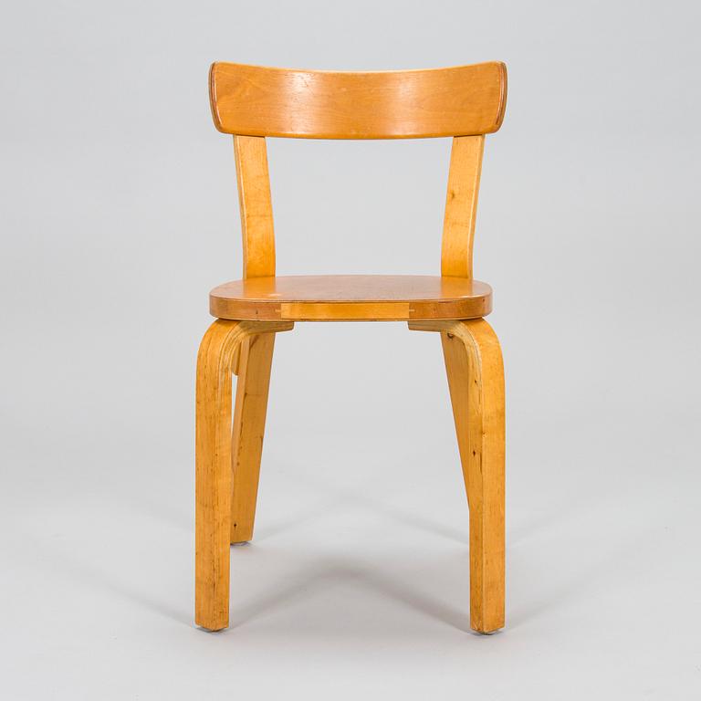 Alvar & Aino Aalto, kirjoituspöytä ja tuoli, malli "69", Artek, 1950/60/70-luku.