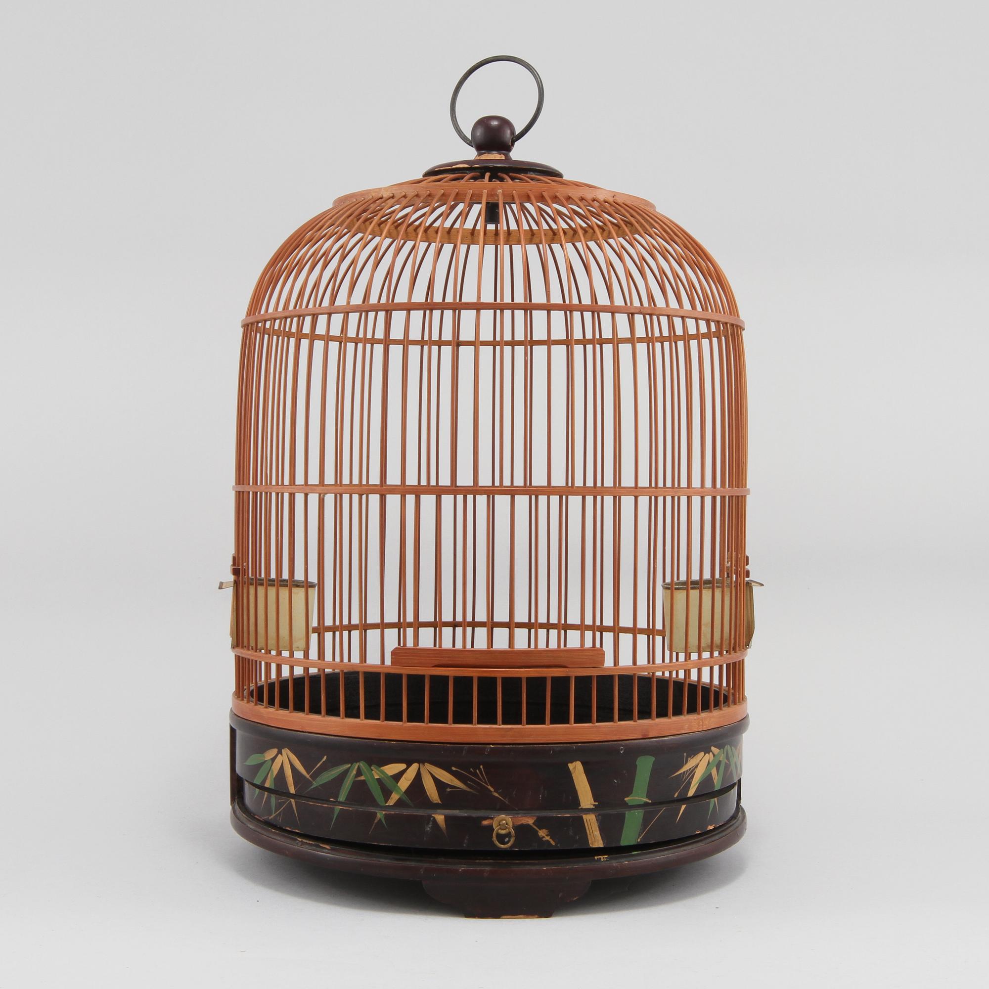 FÅGELBUR, troligtvis Japan, 1900-talets första kvartal.