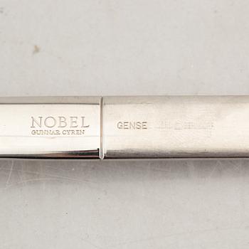 Gunnar cyrén, a 52-piece "Nobel" stainless steel cutlery set, Yamazaki, Gense & Berndorf.