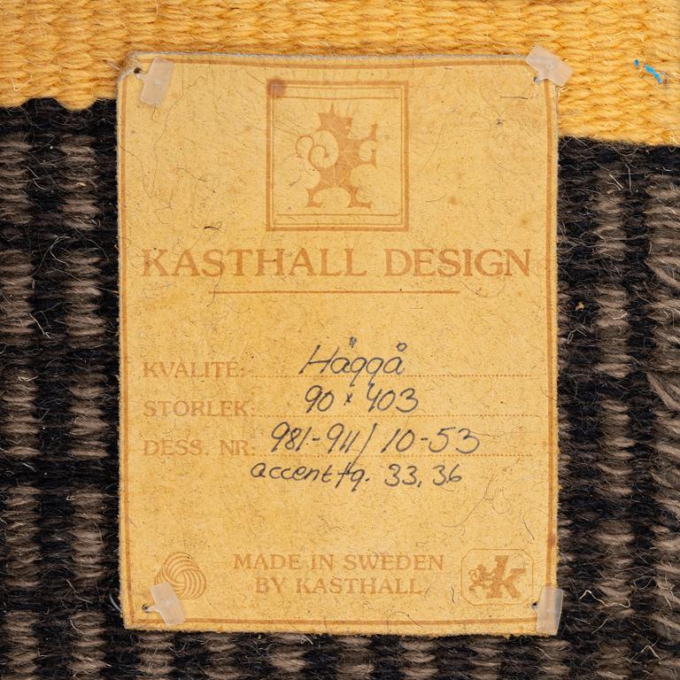 Gunilla Lagerhem Ullberg, rug, "Häggå", Kasthall, approx. 410 x 90 cm.