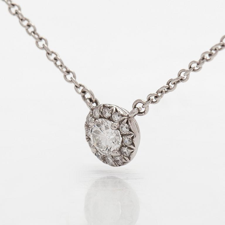 Tiffany & Co, kaulakoru, "Soleste", platinaa ja timantteja.